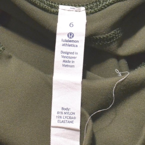 Lululemon Method Cropped Slit Gym Workout Pants - Picture 5 of 5